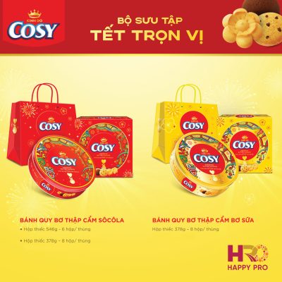 COSY Bánh Quy Bơ Thâp Cẩm 2025